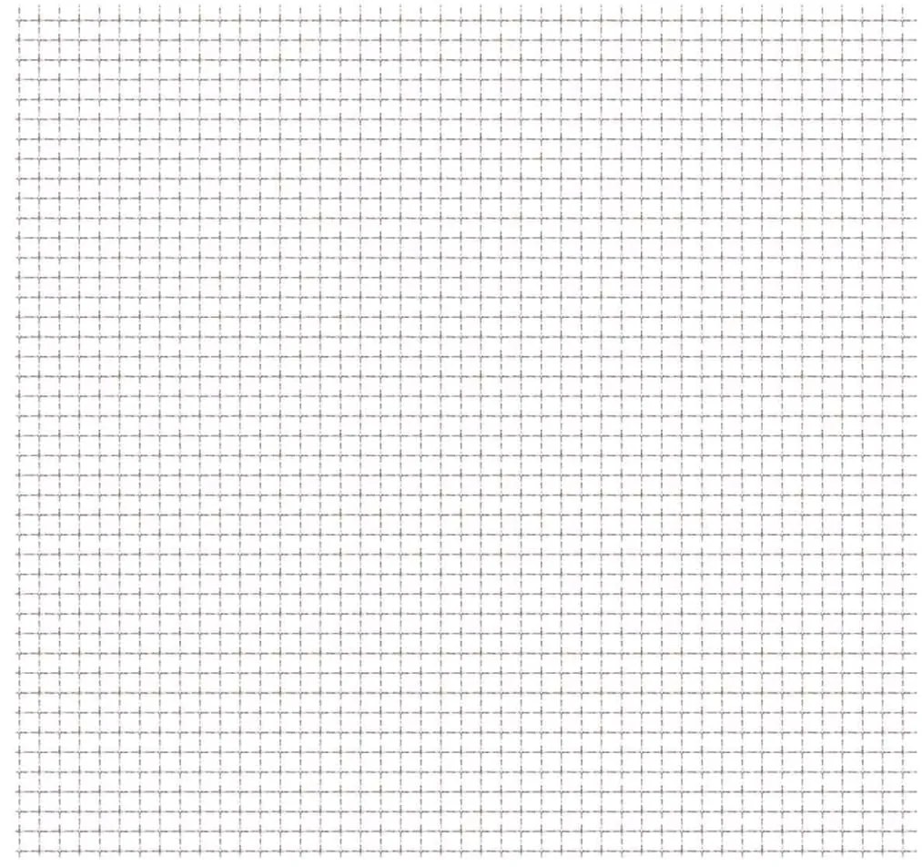 vidaXL Πλέγμα Κατσαρό Καρέ Φύλλα 100x85 εκ./11x11x2 χιλ. Ανοξ. Ατσάλι