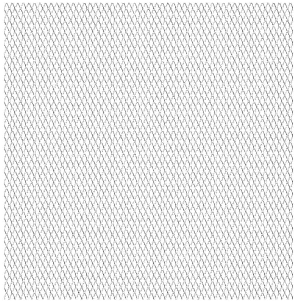 vidaXL Πλέγμα Ανεπτυγμένο 50x50 εκ. / 30x17x2,5 χιλ. Ανοξείδωτο Ατσάλι