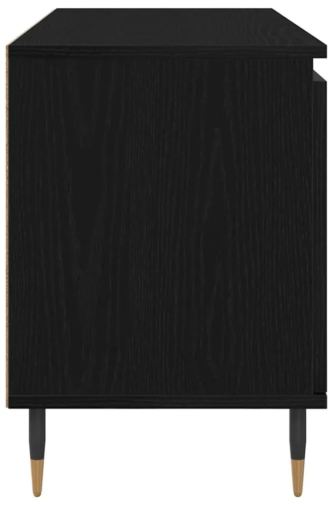vidaXL Ντουλάπι TV Μαύρη Οξυά 104 x 35 x 50 εκ. Επεξεργασμένο ξύλο
