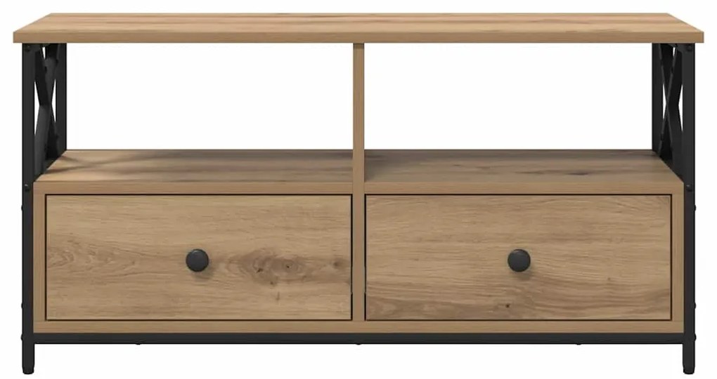 vidaXL Ντουλάπι TV με συρτάρι Artisan Oak 90 x 33 x 45 εκ
