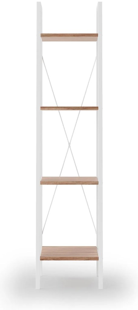 NARVIK REG1 shelving white / sonoma oak DIOMMI V-CH-NARVIK-REG1-BIAŁY/SONOMA