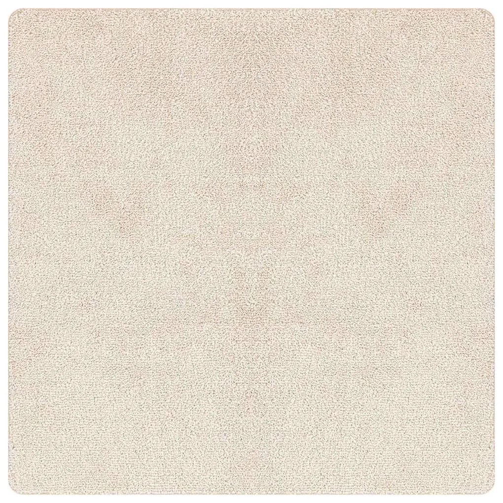 vidaXL Χαλί Κρεμ 120 x 120 cm Πολυπροπυλένιο