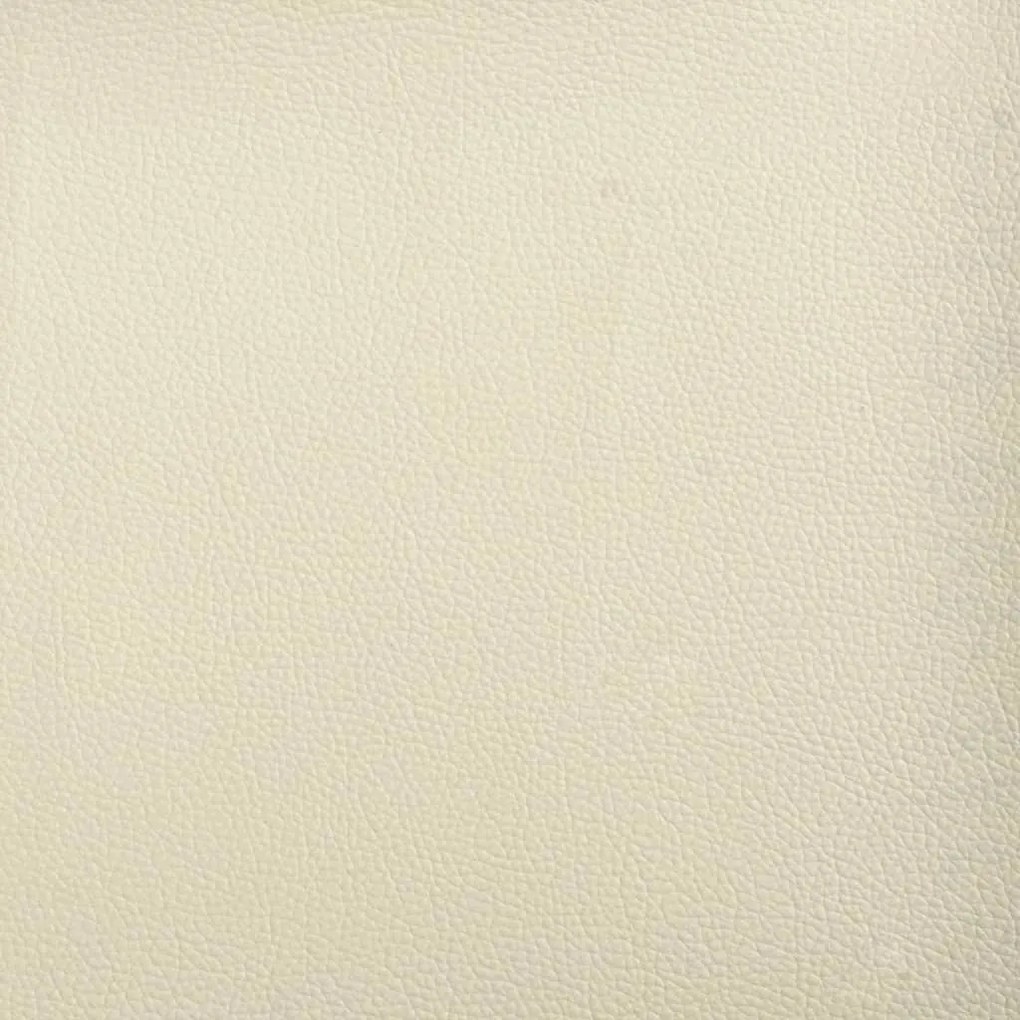 vidaXL Πολυθρόνα Κρεμ 60 εκ. Συνθετικό δέρμα