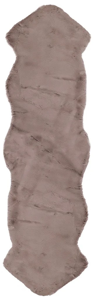 Γούνινο Χαλί Διαδρόμου (60x220) Βιοκαρπέτ Lapin Skin 10 Taupe