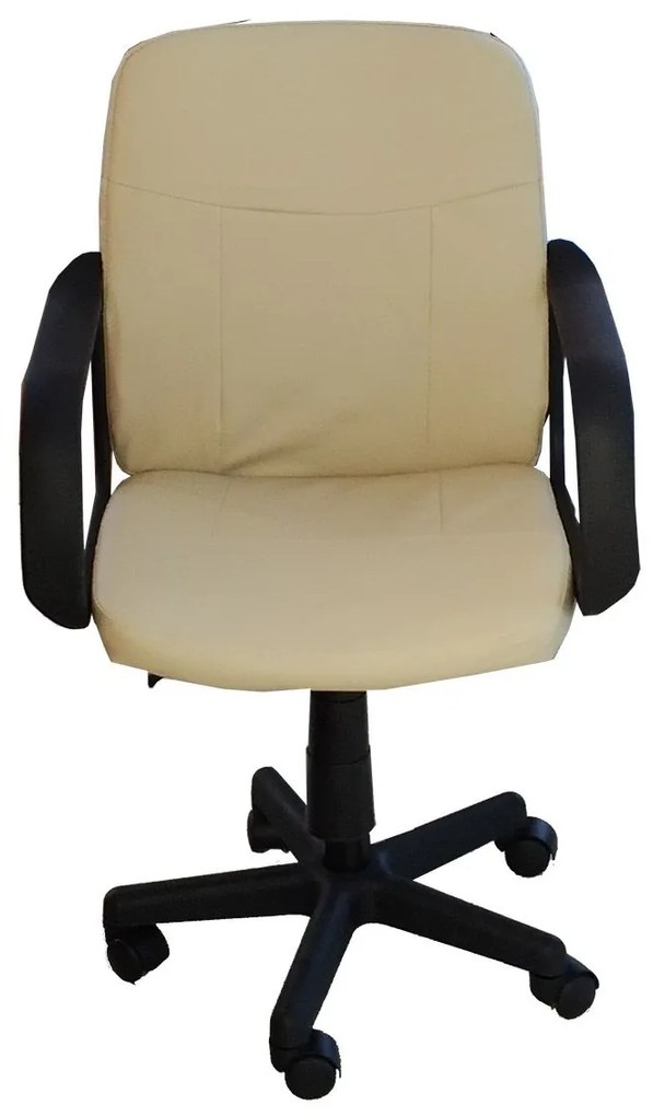 Καρέκλα Γραφείου ABA Μπεζ PVC 53x49x85-97cm - 14230014 - 14230014