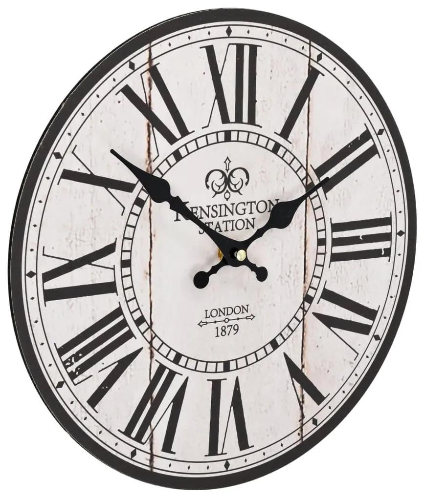 Ρολόι Τοίχου Vintage Λονδίνο 30 εκ. - Λευκό
