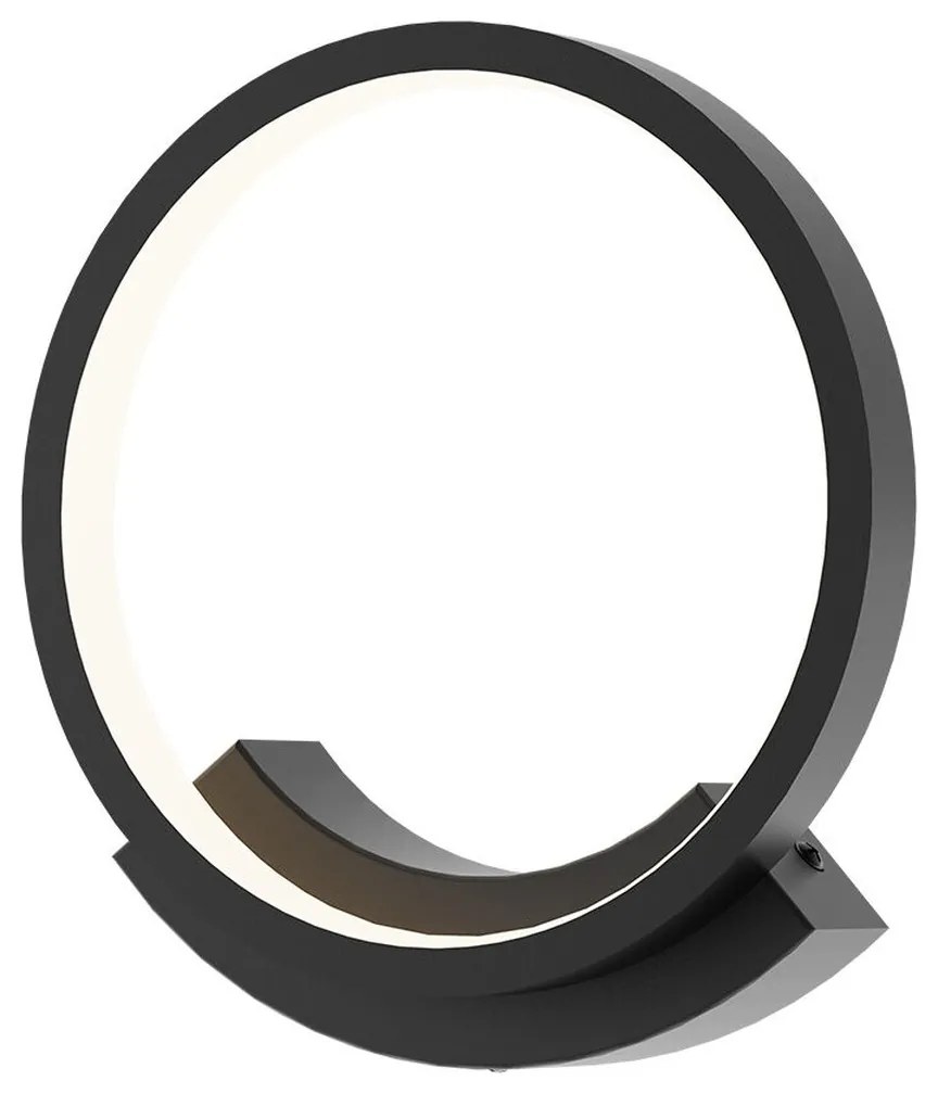 Φωτιστικό Επίτοιχο Braytron BH07-03701 Μαύρο Ματ (Black Mat) 3000K