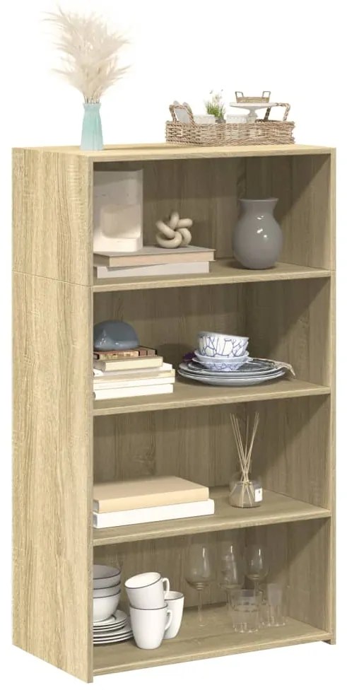 vidaXL Ντουλάπι Sonoma Δρυός 70x41x124 εκ. από Επεξεργασμένο Ξύλο