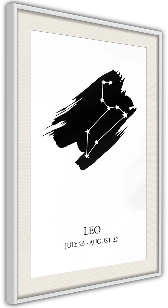 Αφίσα - Zodiac: Leo I - 20x30 - Χρυσό - Χωρίς πασπαρτού