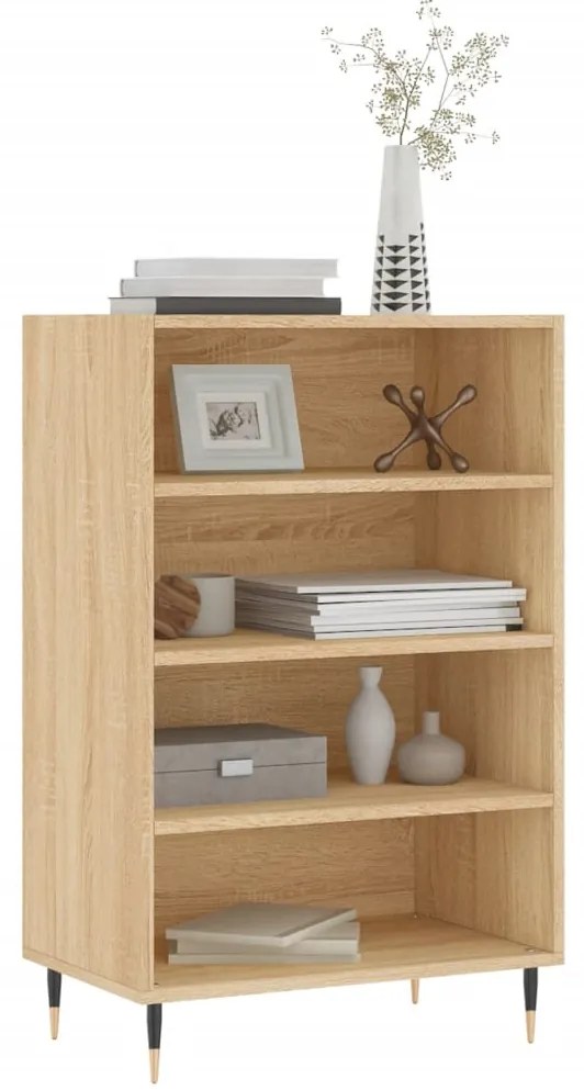 vidaXL Ραφιέρα Sonoma Δρυς 57 x 35 x 90 από Επεξεργασμένο Ξύλο