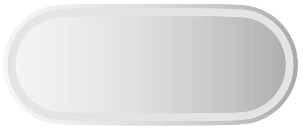 Καθρέφτης Μπάνιου με LED Οβάλ 90x40 εκ. - Διαφανές