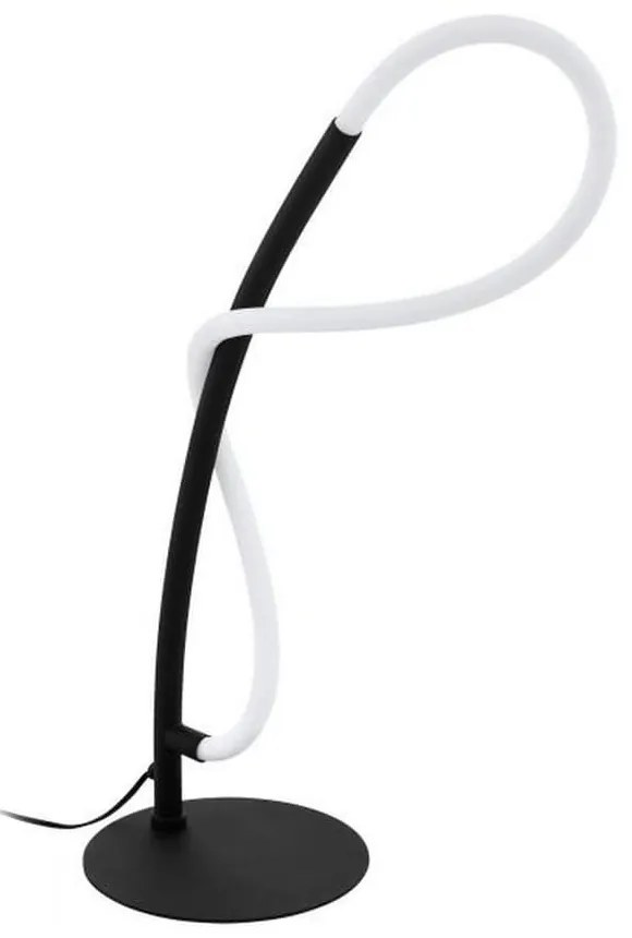 Φωτιστικό Επιτραπέζιο Led Egidonella 99383 3000K Black-White Eglo Metal, Plastic