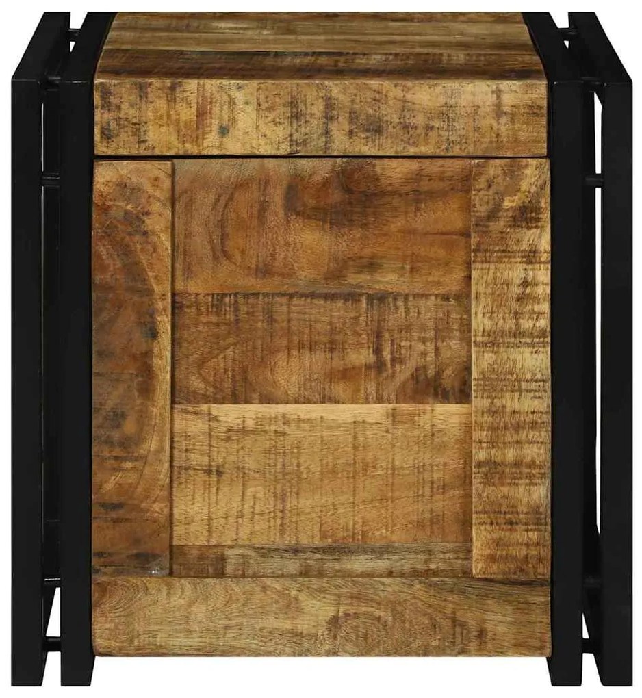 vidaXL Κουτί αποθήκευσης 40 x 40 x 40 cm Μασίφ ξύλο μάνγκο