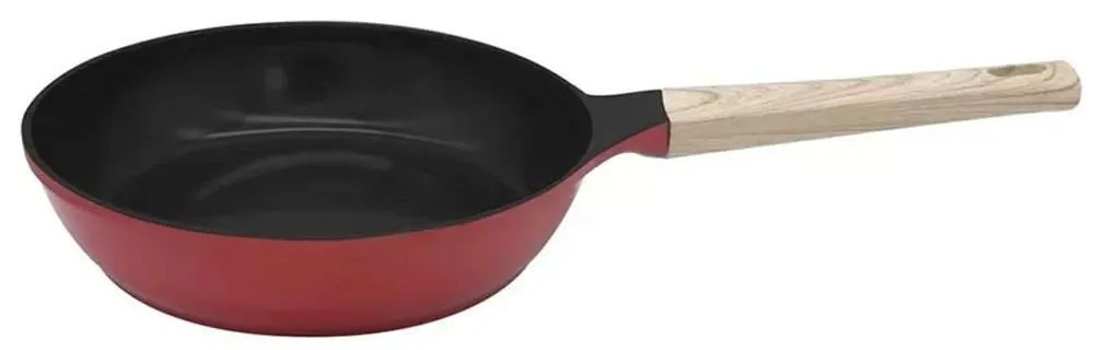 Τηγάνι Αντικολλητικό MJP24RG 24cm Passion Red Cookut 24cm Μέταλλο