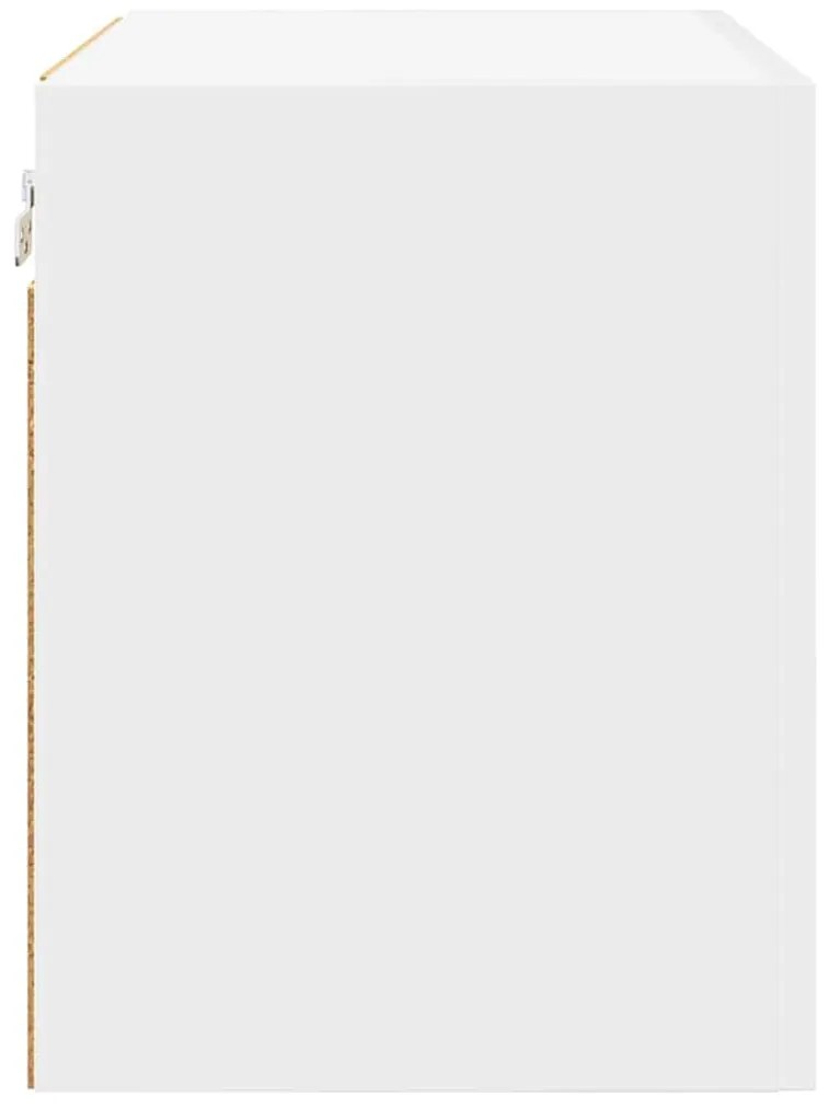 vidaXL Κρεμαστό ντουλάπι Λευκό 50 x 31 x 40 εκ. Επεξεργασμένο ξύλο