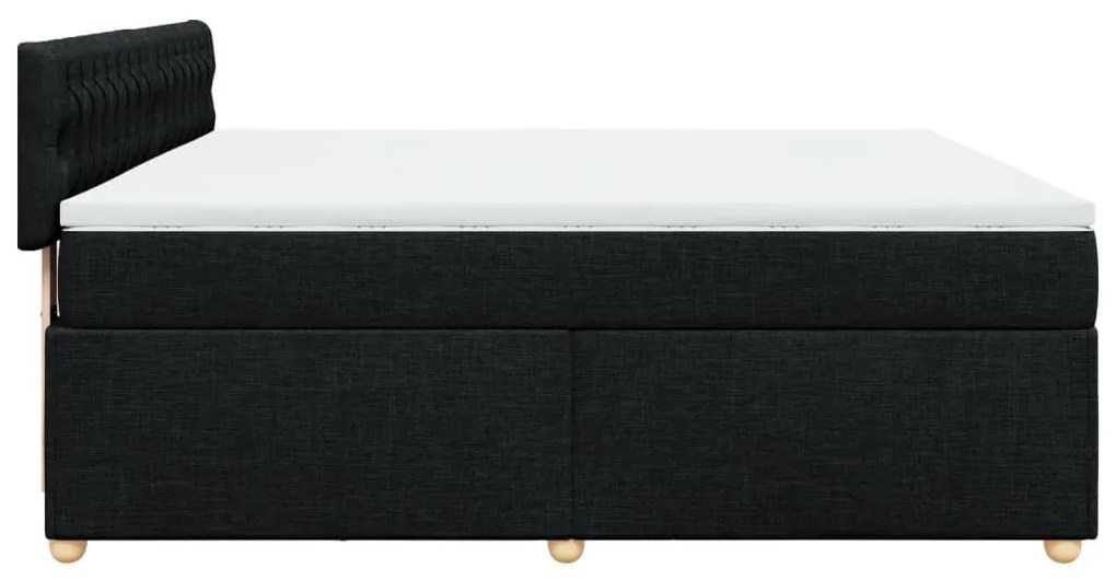 ΚΡΕΒΑΤΙ BOXSPRING ΜΕ ΣΤΡΩΜΑ ΜΑΥΡΟ 180X200 ΕΚ. ΥΦΑΣΜΑΤΙΝΟ 3289068