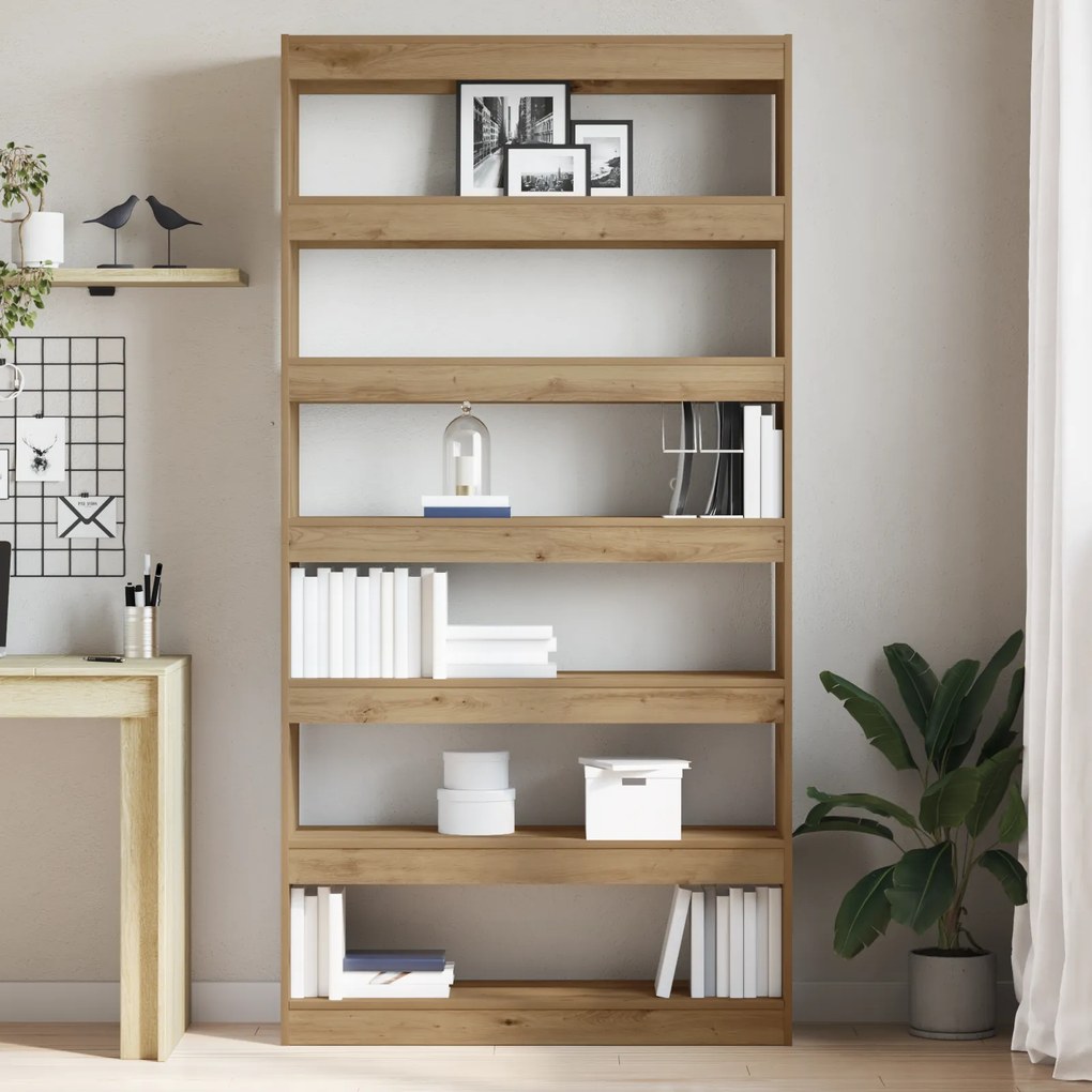 vidaXL Βιβλιοθήκη Μασίφ δρυ Μασίφ ξύλο 100 x 30 x 198 εκ. Βιβλιοθήκες