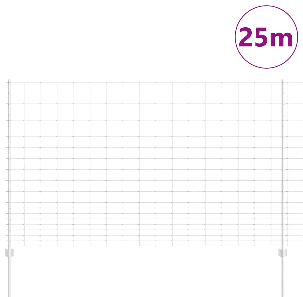 vidaXL Φράχτες  22 τεμ U-Channel 150 εκ Γαλβανισμένος Χάλυβας