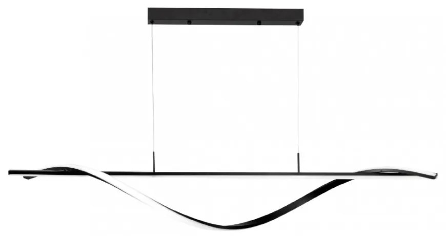 Φωτιστικό Κρεμαστό L120xH150cm Led 40 3CCT (by switch on base) Μαύρο Inlight 6084-BL