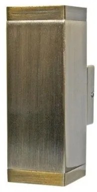 Σποτ Φωτιστικό Τοίχου Διπλό Αλουμινίου LED Lumen-3-922170-Ορείχαλκος 3-922170