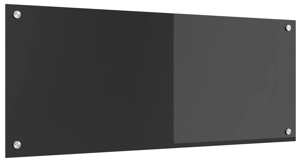 vidaXL Πλάκα Κουζίνας Σκούρο Γκρι 100x40x0,6 εκ Σκληρυμένο Γυαλί