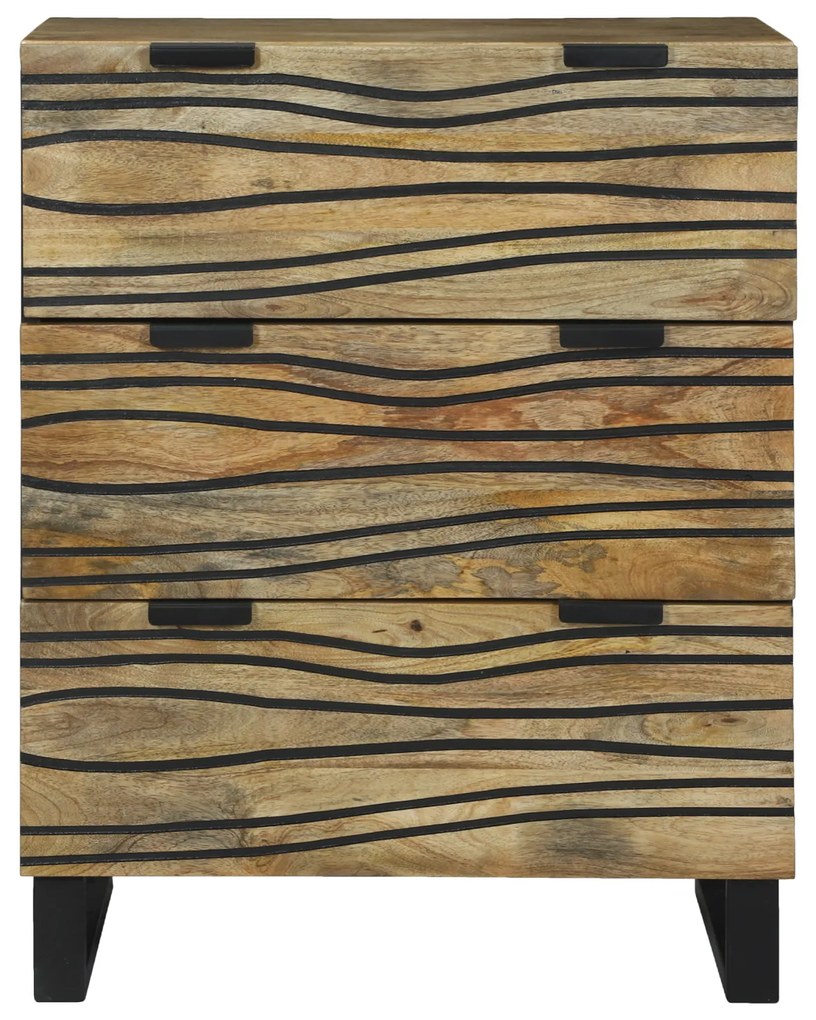 vidaXL Μπουφέ 60x33.5x75 cm από Μασίφ Ξύλο Μάνγκο