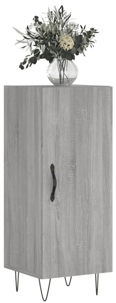 vidaXL Ντουλάπι Γκρι Sonoma 34,5x34x90 εκ. από Επεξεργασμένο Ξύλο
