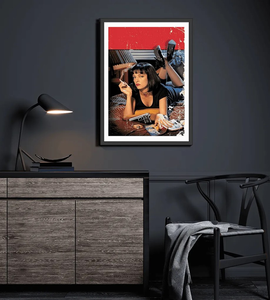 Πόστερ &amp;  Κάδρο Pulp Fiction - Mia Wallace MV052 21x30cm Εκτύπωση Πόστερ (χωρίς κάδρο)