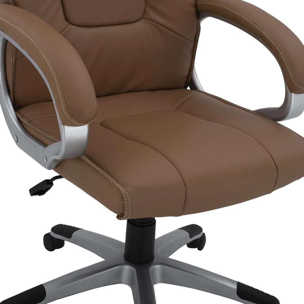 Καρέκλα γραφείου Chander σε Camel απόχρωση 63x66x116 εκ. 63x66x116 εκ.