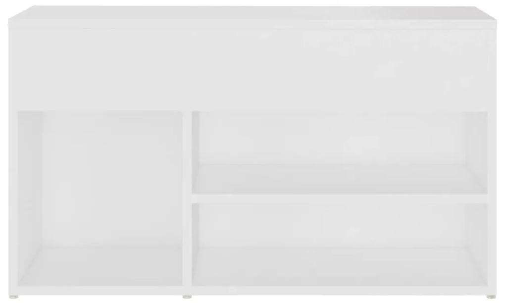 vidaXL Παπουτσοθήκη Λευκή 80 x 30 x 45 εκ. από Μοριοσανίδα