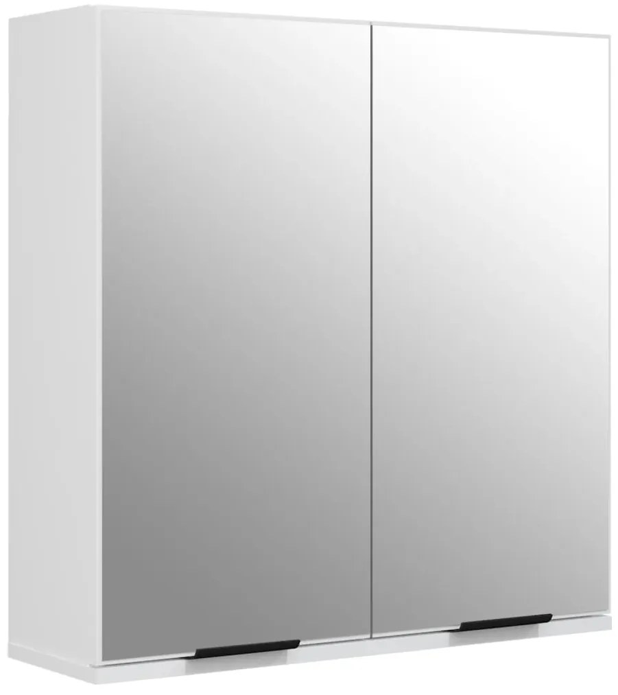 vidaXL Ντουλάπα Καθρέφτη Μπάνιου Λευκή 64 x 20 x 67 εκ.