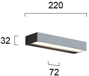 Απλίκα Viokef Tech-22 x 7,2 x 3,2 εκ.