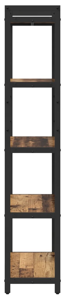 vidaXL Βιβλιοθήκη Παλαιό ξύλο 60 x 30 x 153 εκ Επεξεργασμένο ξύλο