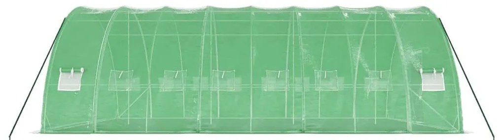 Θερμοκήπιο με Ατσάλινο Πλαίσιο Πράσινο 48 μ² 8 x 6 x 2,85 μ. - Πράσινο