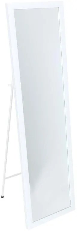 Καθρέπτης δαπέδου PWD-0112 polyresin-γυαλί λευκό 39x35.5x125εκ 39x35.5x125 εκ.
