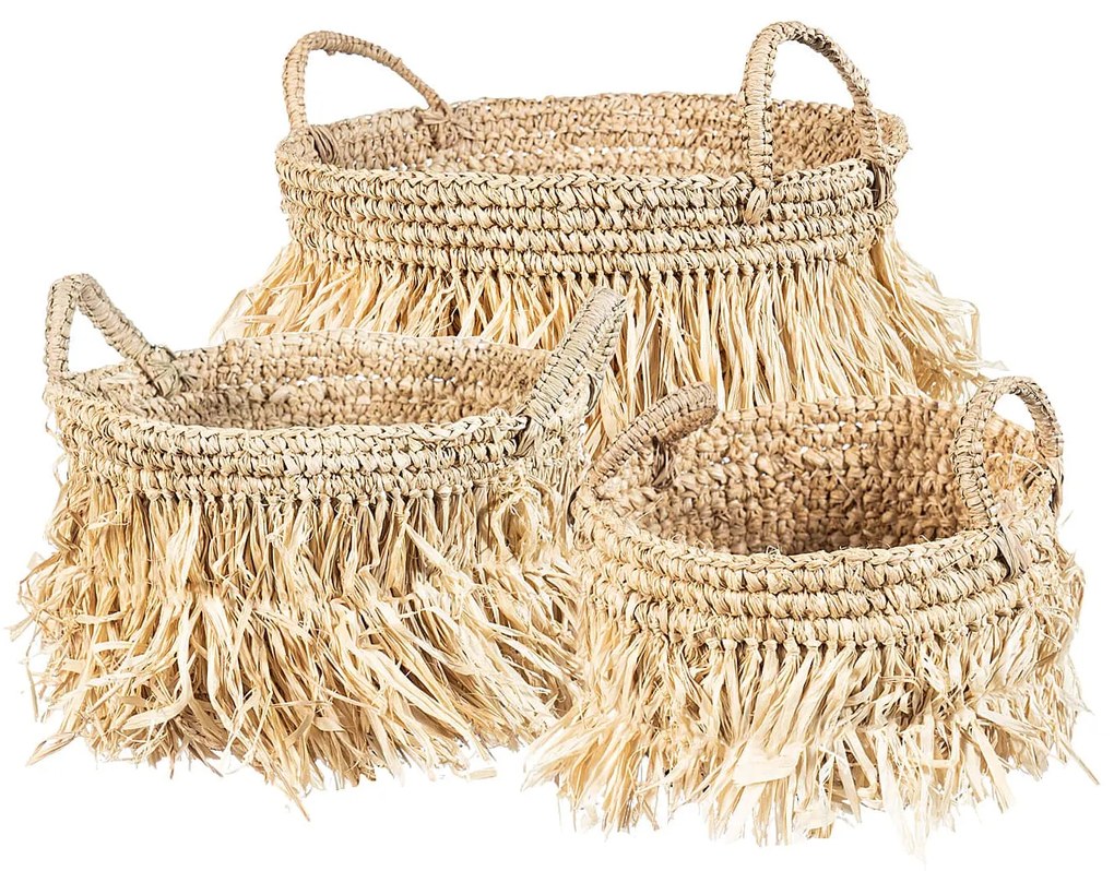 Basket S Line σετ 3 τεμαχίων με χερούλια S1808-00N3