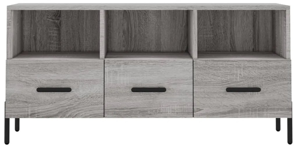 vidaXL Έπιπλο Τηλεόρασης Γκρι Sonoma 102 x 36 x 50 εκ. Επεξεργ. Ξύλο