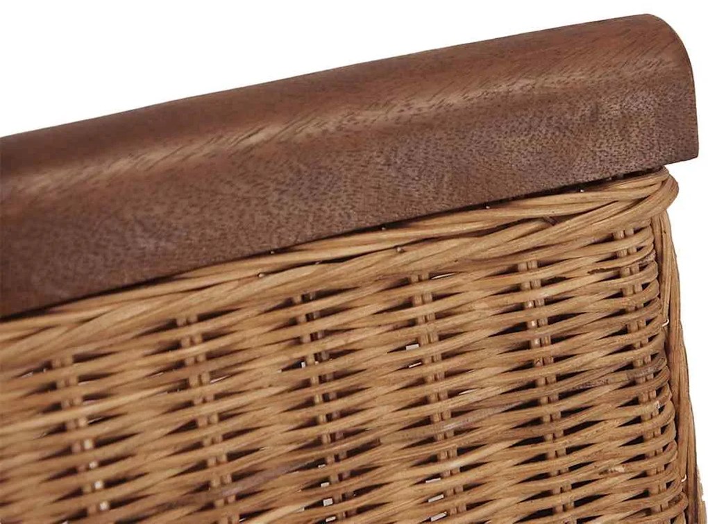 vidaXL Καρέκλες Τραπεζαρίας 4 τεμ. Καφέ από Γνήσιο Ρατάν