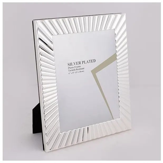 Κορνίζα Μεταλλική Επάργυρη Ασημί 15x20cm 756-10049 Estheti-756-10049-Ασημί 756-10049