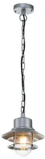 Κρεμαστό Φωτιστικό Οροφής 1xE27  Φανάρι  IP44 Copenhagen Elstead Lighting-COPENHAGEN8-SIL-Μαύρο COPENHAGEN8-SIL