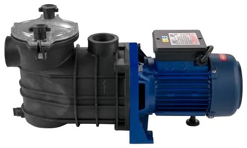 VEVOR 1 HP Pool Pump, 15000 L/h 750W Pool Pump In/Ground Swimming Pool Pump with Strainer Basket Pool Pump Motor for Clean Swimming Pool Water 1.97&quot; Inlet/Outlet pool filter pump with 2 Fitting Hoses