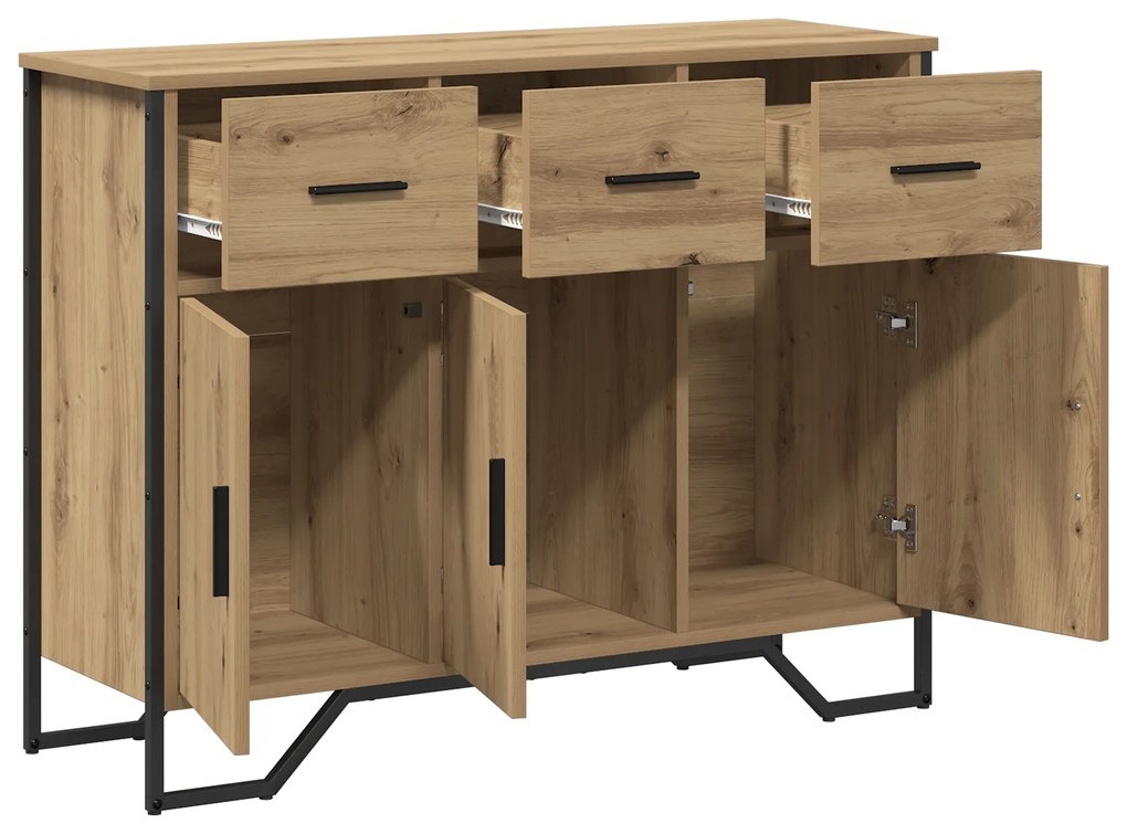 vidaXL Σαλίγκαρος  Artisan Oak 97x32.5x74.5 εκ. Επεξεργασμένο Ξύλο