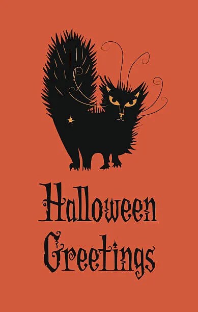 Εικονογράφηση Halloween Greetings, mombeka