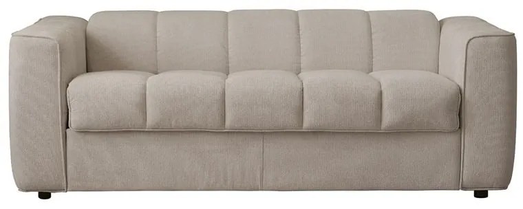 NORRIS Καναπές - Κρεβάτι 3Θέσιος, Ύφασμα Water Repellent Μπεζ  209x99x70 Κρεβάτι:140x190cm Ε9530,1
