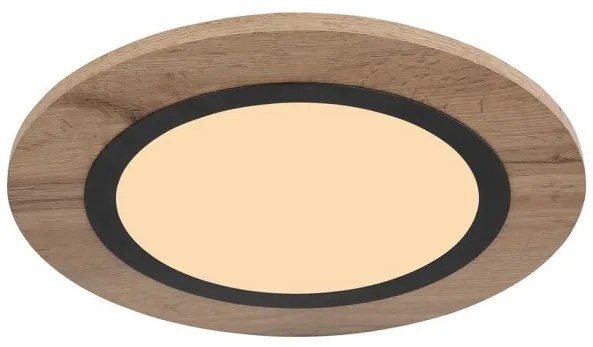 Πλαφονιέρα Φωτιστικό Οροφής LED 15W Σκούρο Καφέ Lea 67292D3 Globo Lighting-67292D3-Σκ. καφέ 67292D3