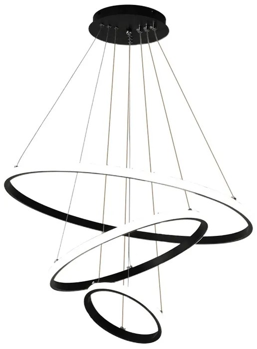 POWERTECH LED φωτιστικό οροφής HLL-0105, 44W, 4000K, 60x60cm, μαύρο