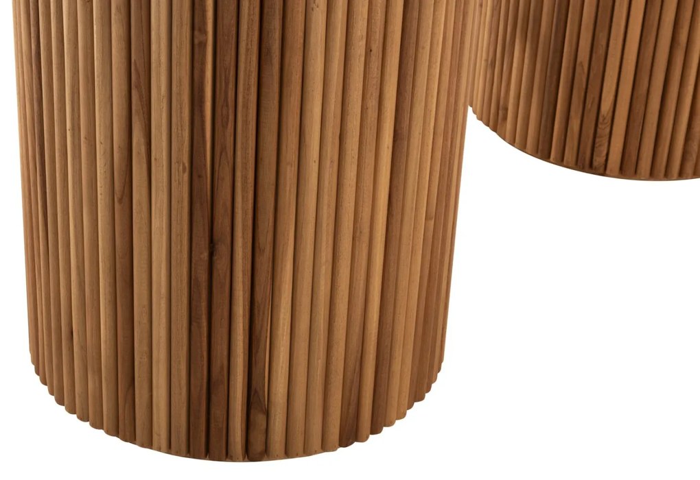 ΤΡΑΠΕΖΙ ΤΡΑΠΕΖΑΡΙΑΣ DREMA ΜΑΣΙΦ ΞΥΛΟ ΤΕΑΚ 200Χ110Χ85Υεκ. 4εκ.ΕΠΙΦΑΝΕΙΑ