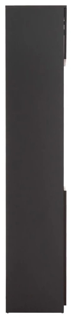 Βιβλιοθήκη γραφείου επαγγελματική C2089 Rosewood σε Γκρί - Wenge 80x40x200 Υεκ. 80x40x200 εκ.