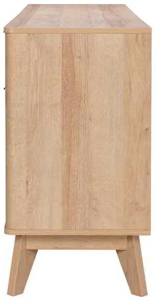 Μπουφές Hamea pakoworld mdf σε φυσική απόχρωση 150x39,5x73εκ