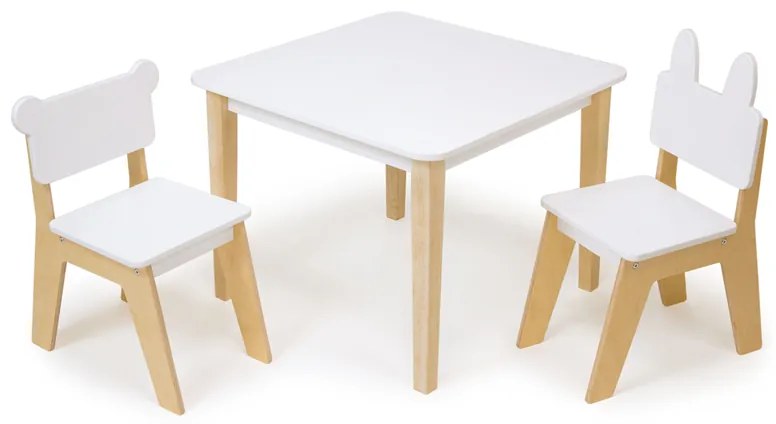 Tender Leaf Παιδικό τραπέζι και καρέκλες Ξύλινο Σετ